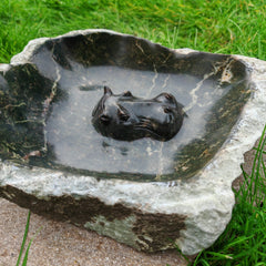 Vogeltränke Hippo Unikat #119
