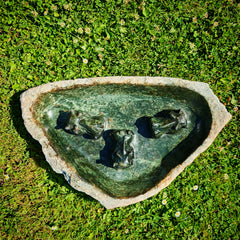 Vogeltränke Hippo Unikat #106 Künstler: Timothy Rukodzi