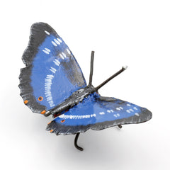 Großer Schillerfalter Schmetterling aus Recycling Metall. Dekoration für Haus und Garten.